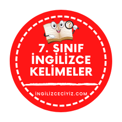 7. sınıf ingilizce 9. ünite kelimeleri