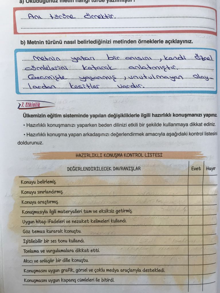 6.sınıf türkçe ata yayıncılık finlandiyadan metni cevapları sayfa 42