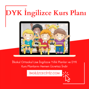 dyk ingilizce kurs planı