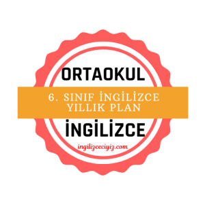 6. sınıf ingilizce yıllık plan