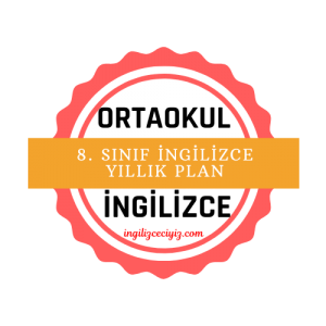 8. sınıf ingilizce yıllık plan