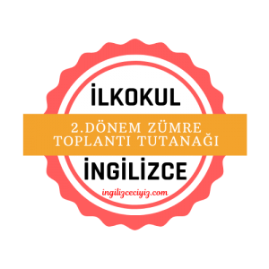 ilkokul ingilizce 2. dönem zümre toplantı tutanağı