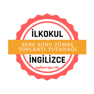 ilkokul ingilizce sene sonu zümre toplantı tutanağı