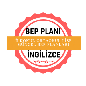 ingilizce bep planı