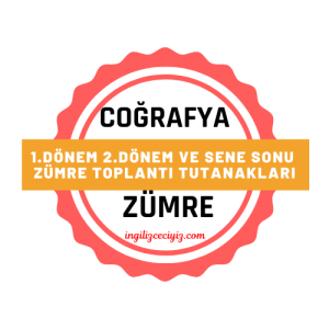 coğrafya zümre toplantı tutanağı