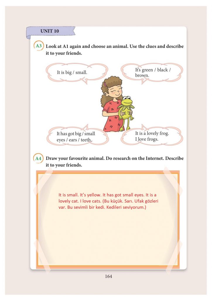 3. sınıf ingilizce ders kitabı sayfa 164 cevapları yıldırım yayınları