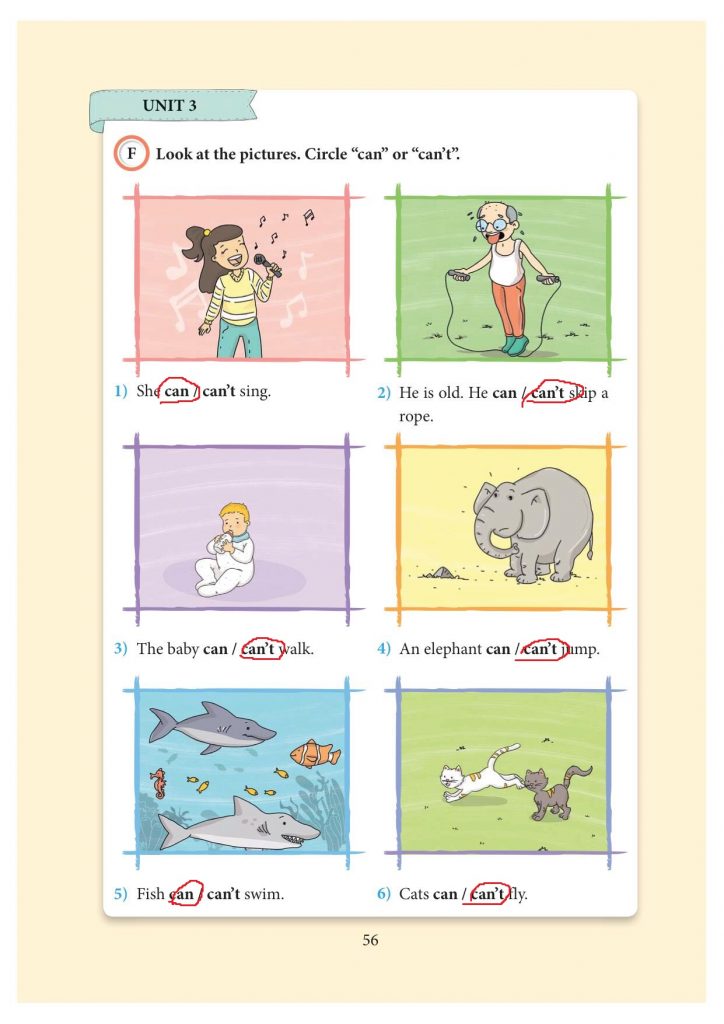 3. sınıf ingilizce ders kitabı sayfa 56 cevapları yıldırım yayınları