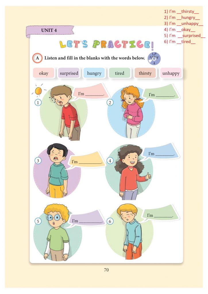 3. sınıf ingilizce ders kitabı sayfa 70 cevapları yıldırım yayınları