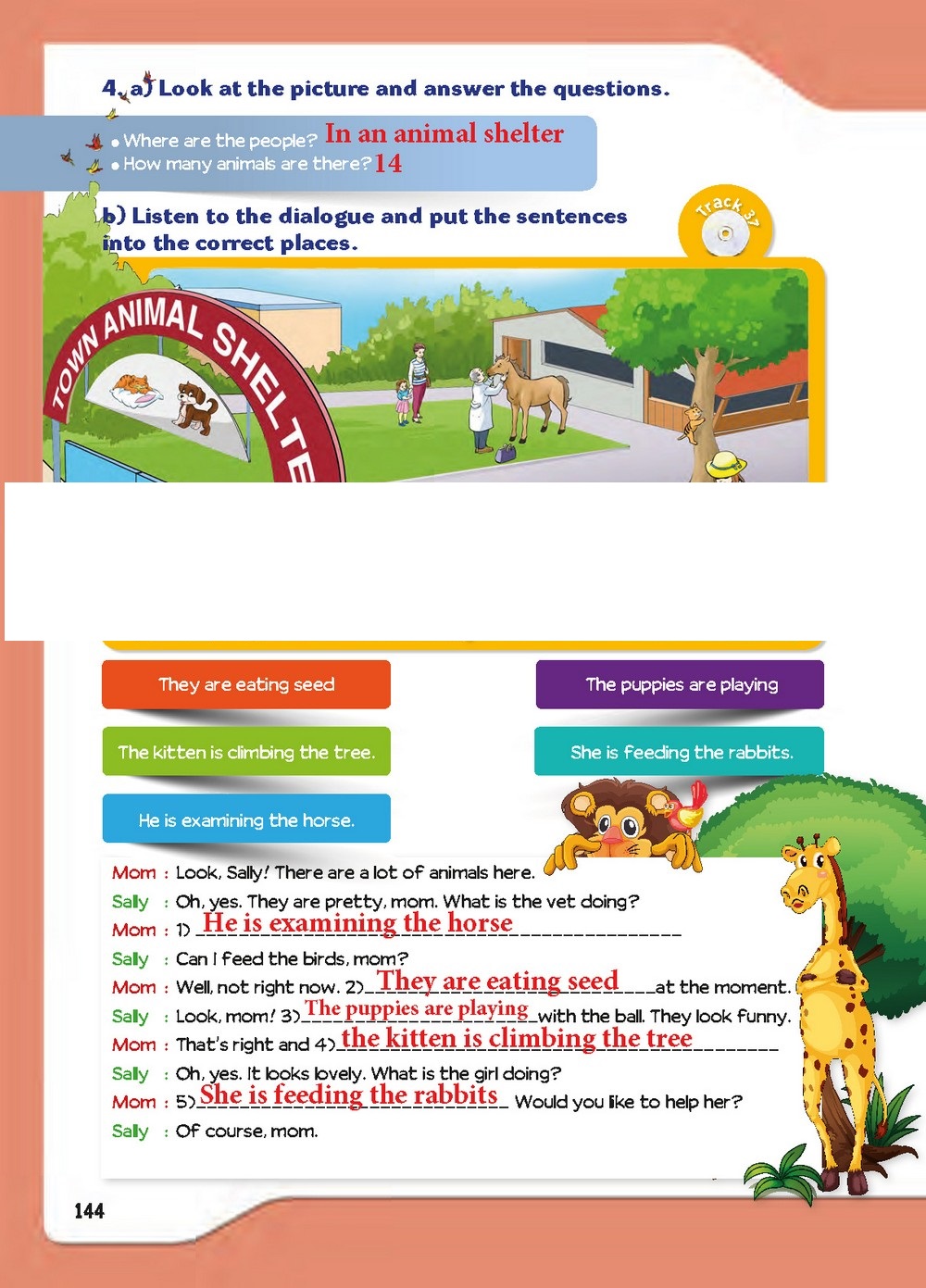 5. Sınıf Meb Yayınları İngilizce Ders Kitabı Sayfa 144 Cevapları