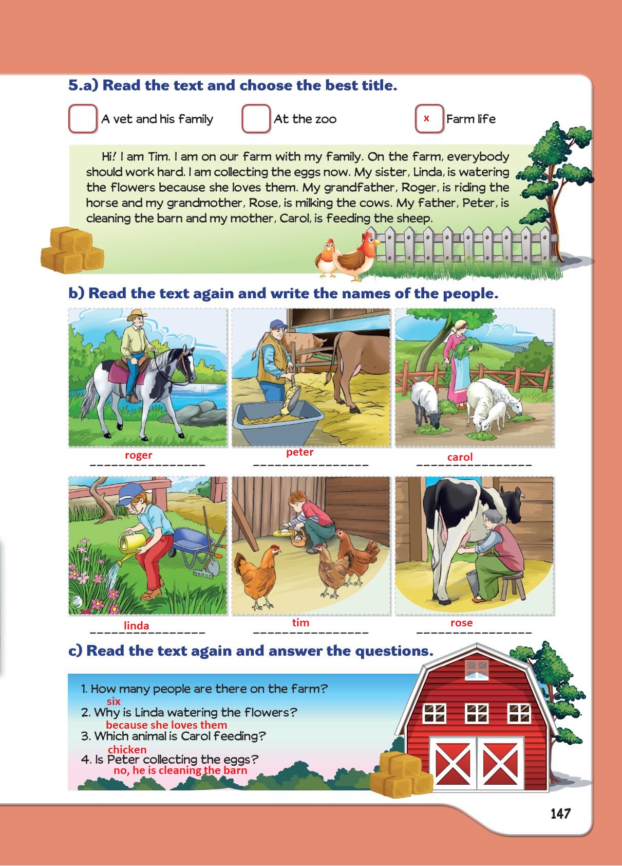 5. Sınıf Meb Yayınları İngilizce Ders Kitabı Sayfa 147 Cevapları