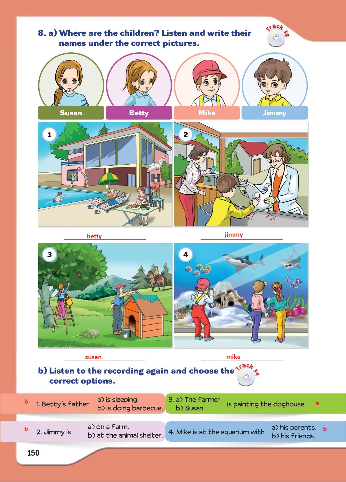 5. Sınıf Meb Yayınları İngilizce Ders Kitabı Sayfa 150 Cevapları