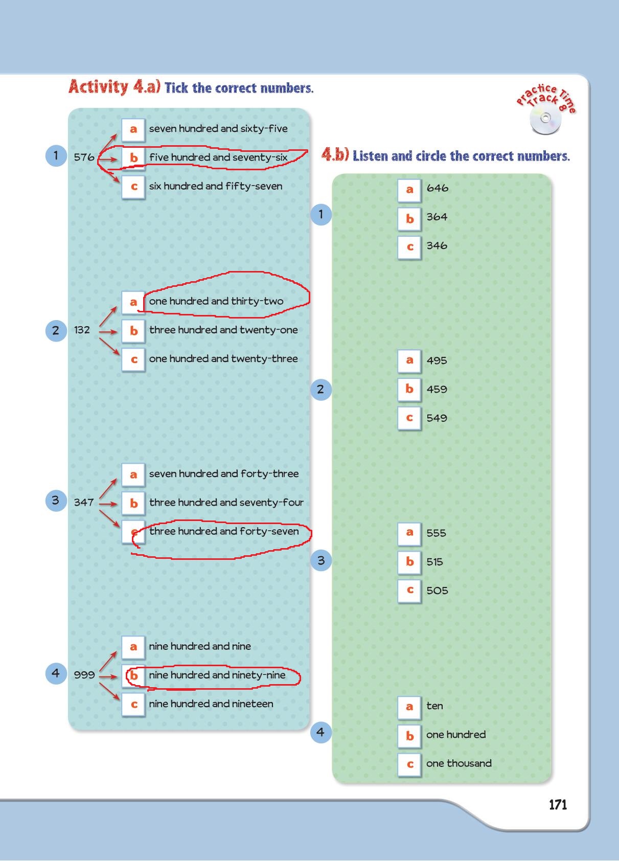 5. Sınıf Meb Yayınları İngilizce Ders Kitabı Sayfa 171 Cevapları