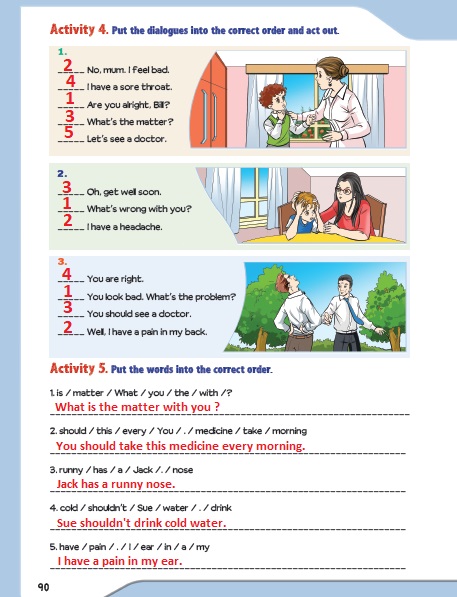 5. Sınıf Meb Yayınları İngilizce Ders Kitabı Sayfa 90 Cevapları