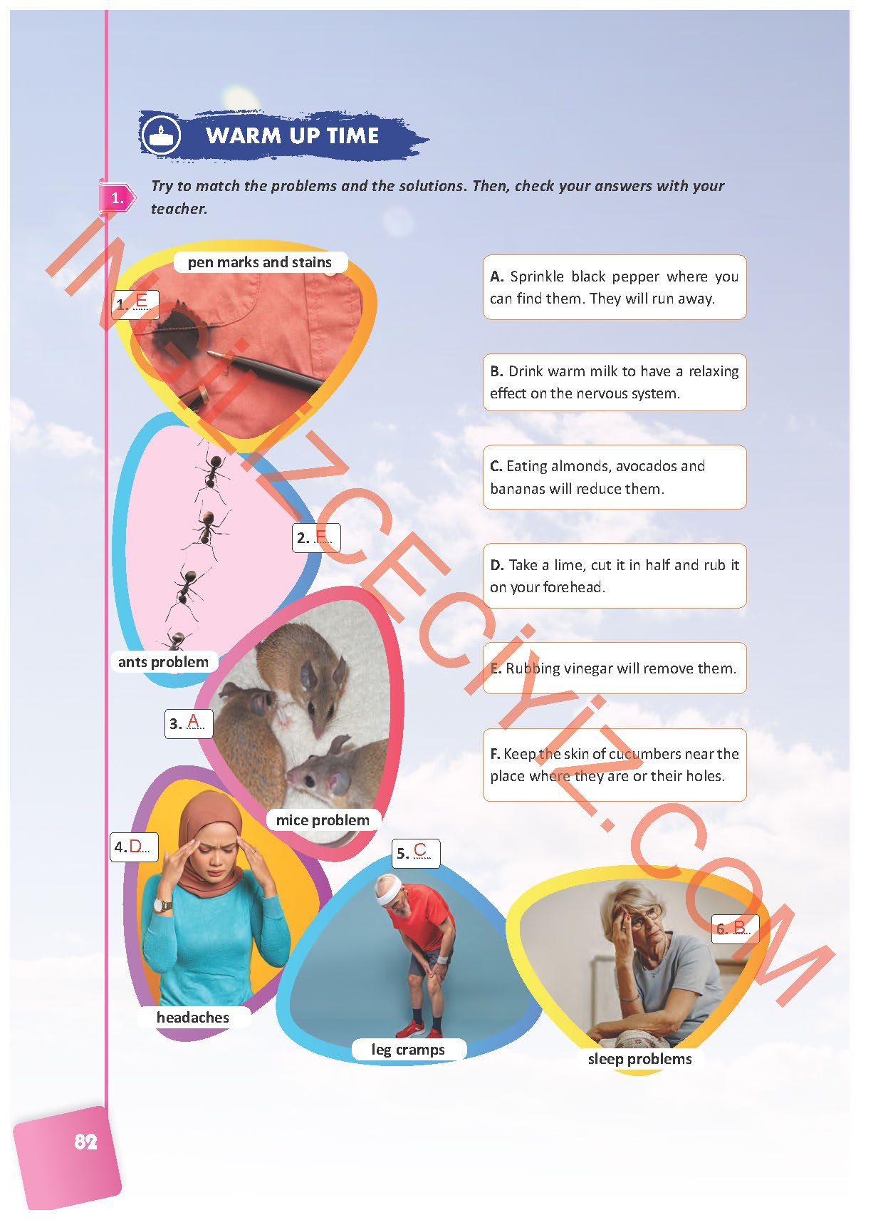 10. Sınıf Pasifik Yayınları İngilizce Ders Kitabı Sayfa 82 Cevapları 10. Sınıf Pasifik Yayınları İngilizce Ders Kitabı Sayfa 82 Cevapları