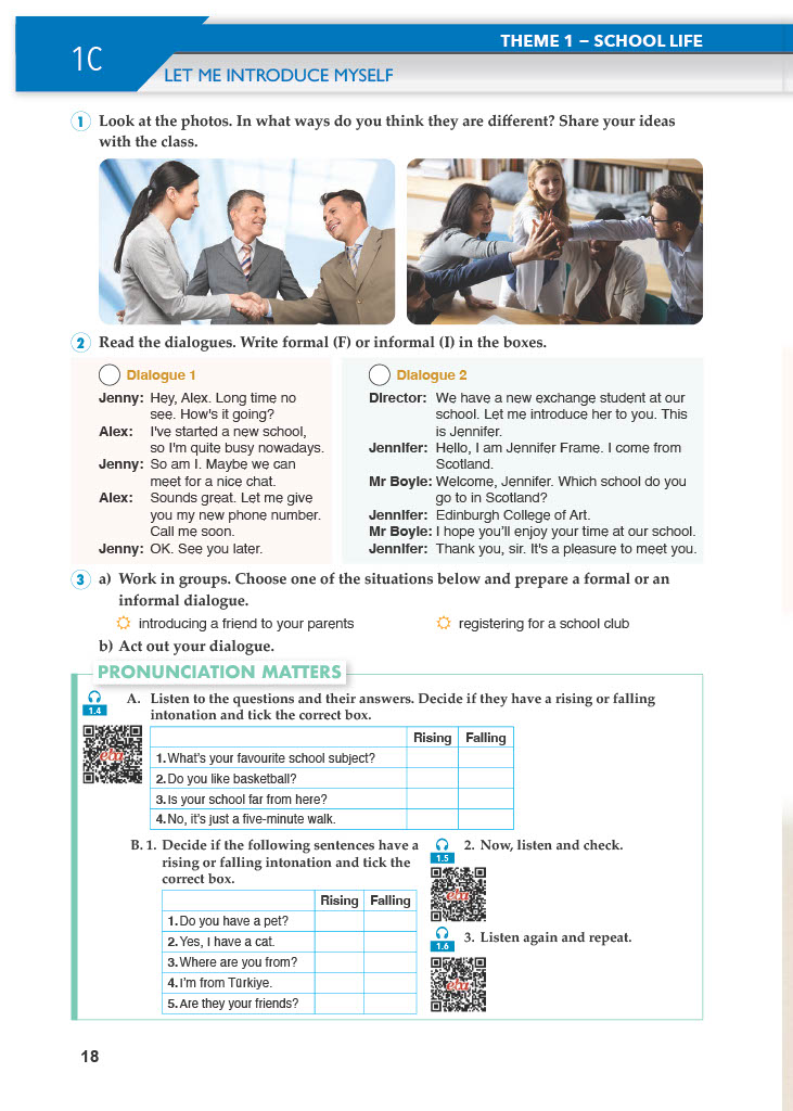 10. Sınıf Spice Up Meb Yayınları İngilizce Ders Kitabı Sayfa 18 Cevapları 10. Sınıf Spice Up Meb Yayınları İngilizce Ders Kitabı Sayfa 18 Cevapları