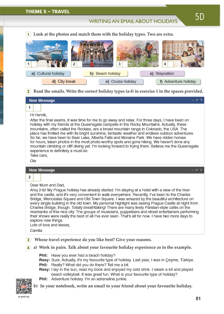 10. Sınıf Spice Up Meb Yayınları İngilizce Ders Kitabı Sayfa 51 Cevapları 10. Sınıf Spice Up Meb Yayınları İngilizce Ders Kitabı Sayfa 51 Cevapları