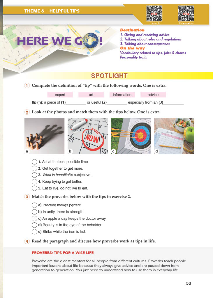 10. Sınıf Spice Up Meb Yayınları İngilizce Ders Kitabı Sayfa 53 Cevapları 10. Sınıf Spice Up Meb Yayınları İngilizce Ders Kitabı Sayfa 53 Cevapları