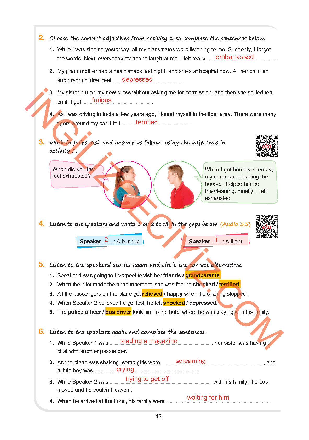 11. Sınıf Yıldırım Yayınları İngilizce Ders Kitabı Sayfa 42 Cevapları 11. Sınıf Yıldırım Yayınları İngilizce Ders Kitabı Sayfa 42 Cevapları