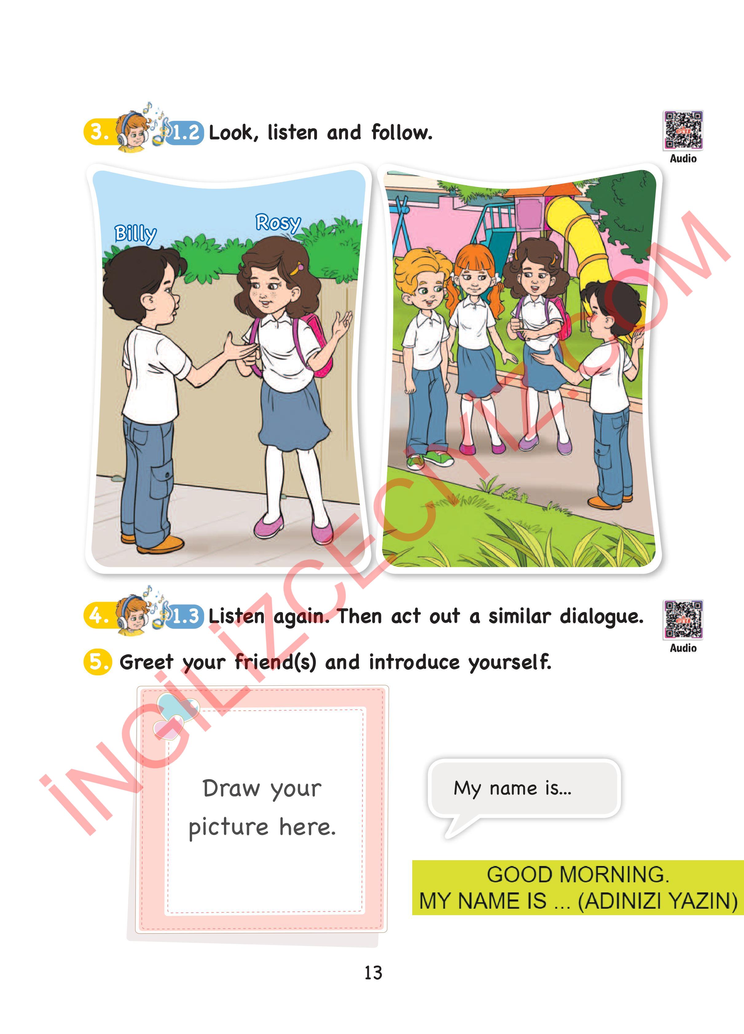 3. Sınıf Sdr Dikey Yayıncılık İngilizce Ders Kitabı Sayfa 13 Cevapları 3. Sınıf Sdr Dikey Yayıncılık İngilizce Ders Kitabı Sayfa 13 Cevapları