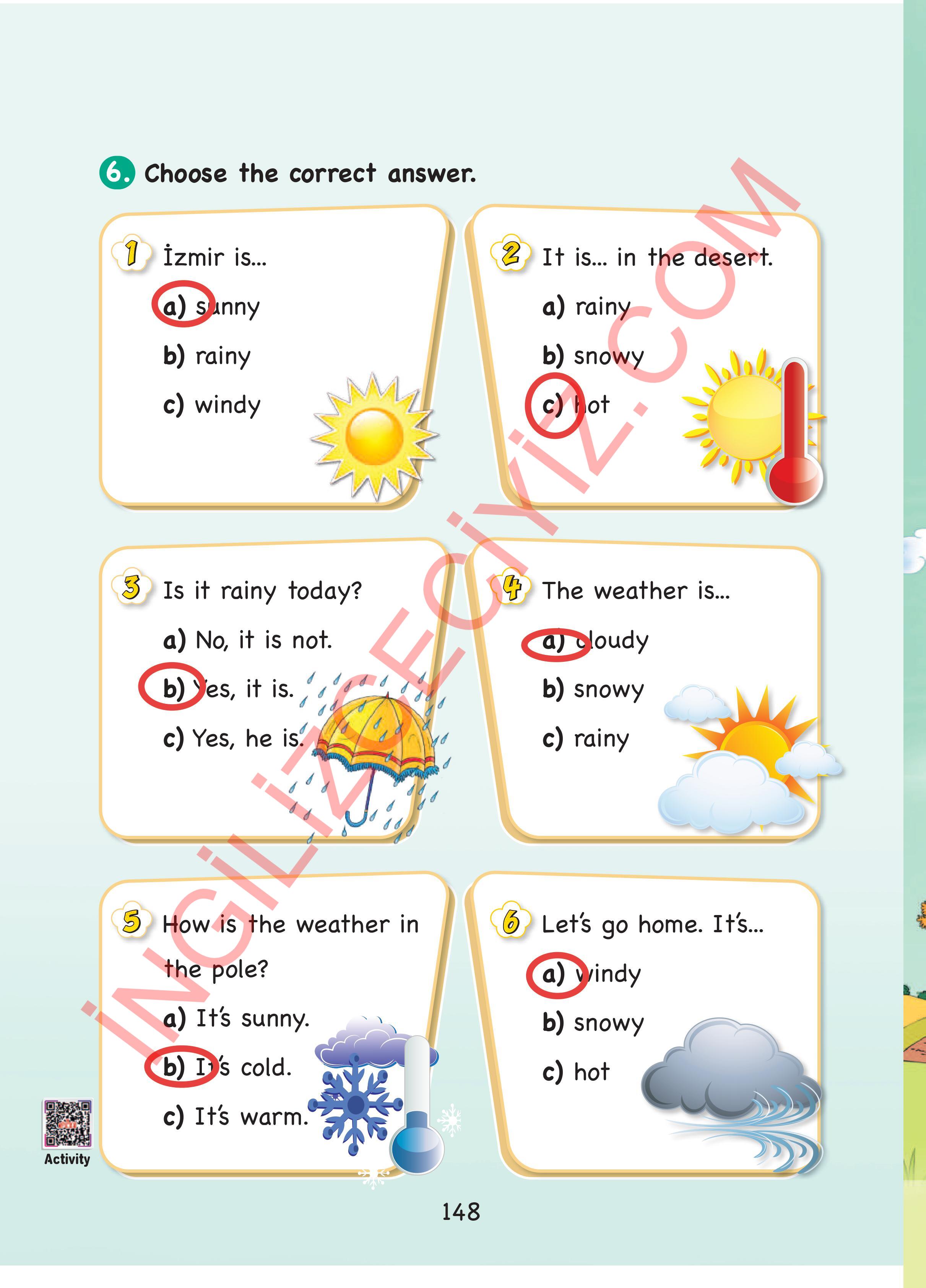 3. Sınıf Sdr Dikey Yayıncılık İngilizce Ders Kitabı Sayfa 148 Cevapları 3. Sınıf Sdr Dikey Yayıncılık İngilizce Ders Kitabı Sayfa 148 Cevapları