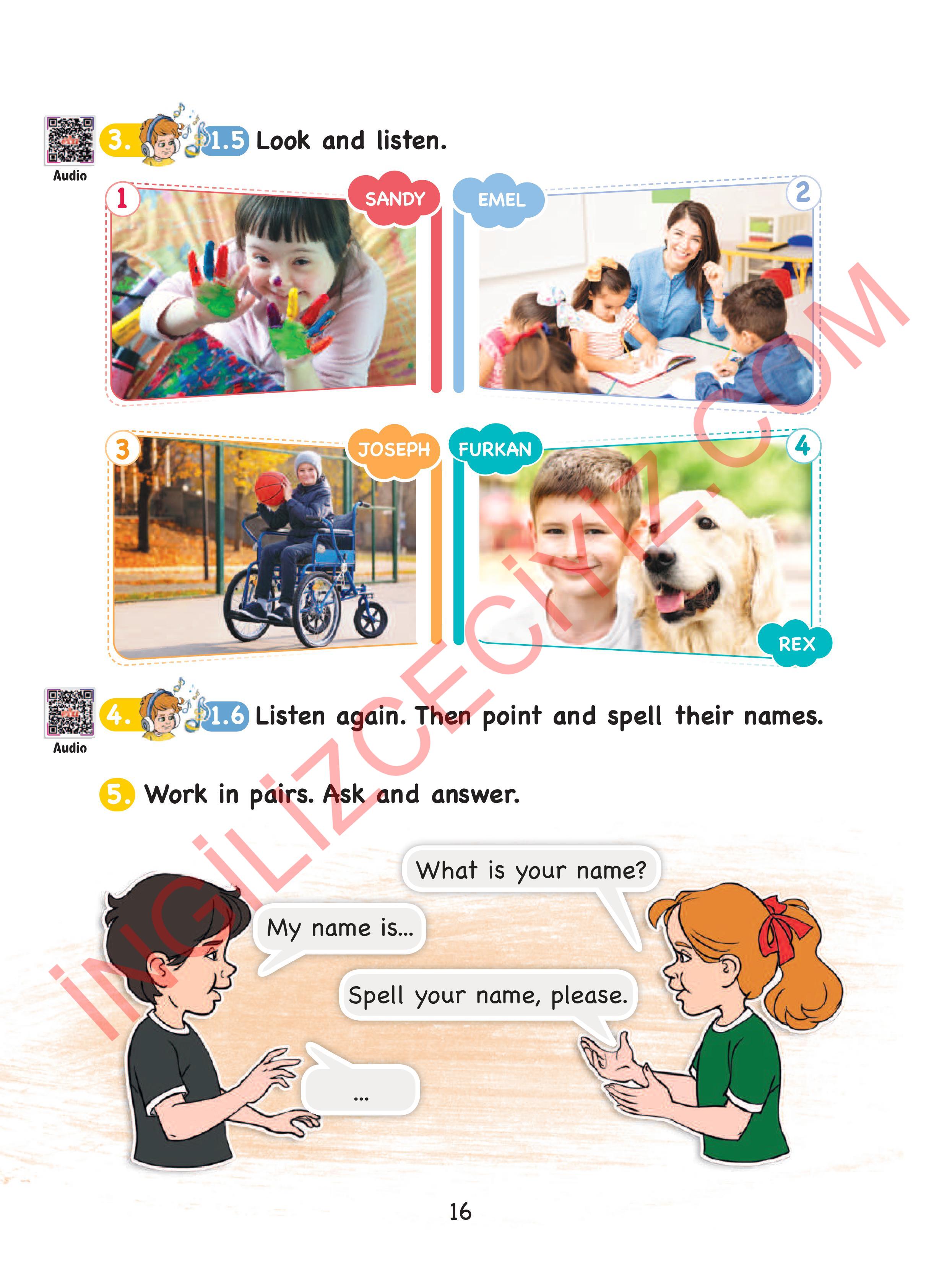 3. Sınıf Sdr Dikey Yayıncılık İngilizce Ders Kitabı Sayfa 16 Cevapları 3. Sınıf Sdr Dikey Yayıncılık İngilizce Ders Kitabı Sayfa 16 Cevapları