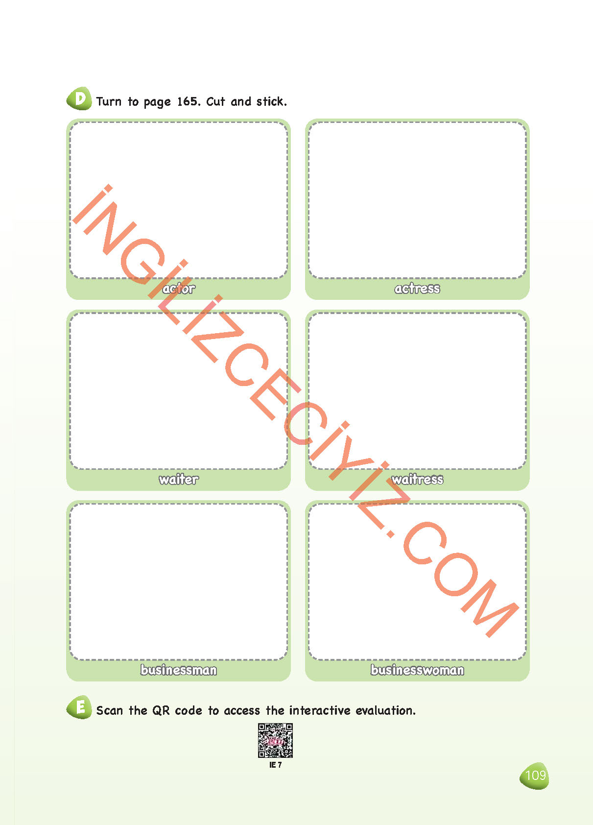 4. Sınıf SDR Dikey Yayıncılık İngilizce Ders Kitabı Sayfa 109 Cevapları 4. Sınıf SDR Dikey Yayıncılık İngilizce Ders Kitabı Sayfa 109 Cevapları