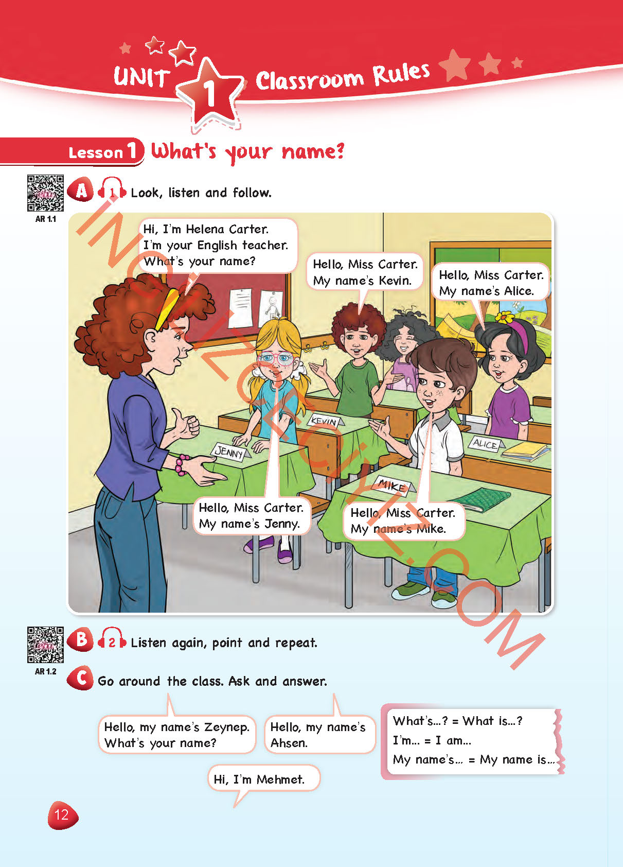 4. Sınıf SDR Dikey Yayıncılık İngilizce Ders Kitabı Sayfa 12 Cevapları 4. Sınıf SDR Dikey Yayıncılık İngilizce Ders Kitabı Sayfa 12 Cevapları