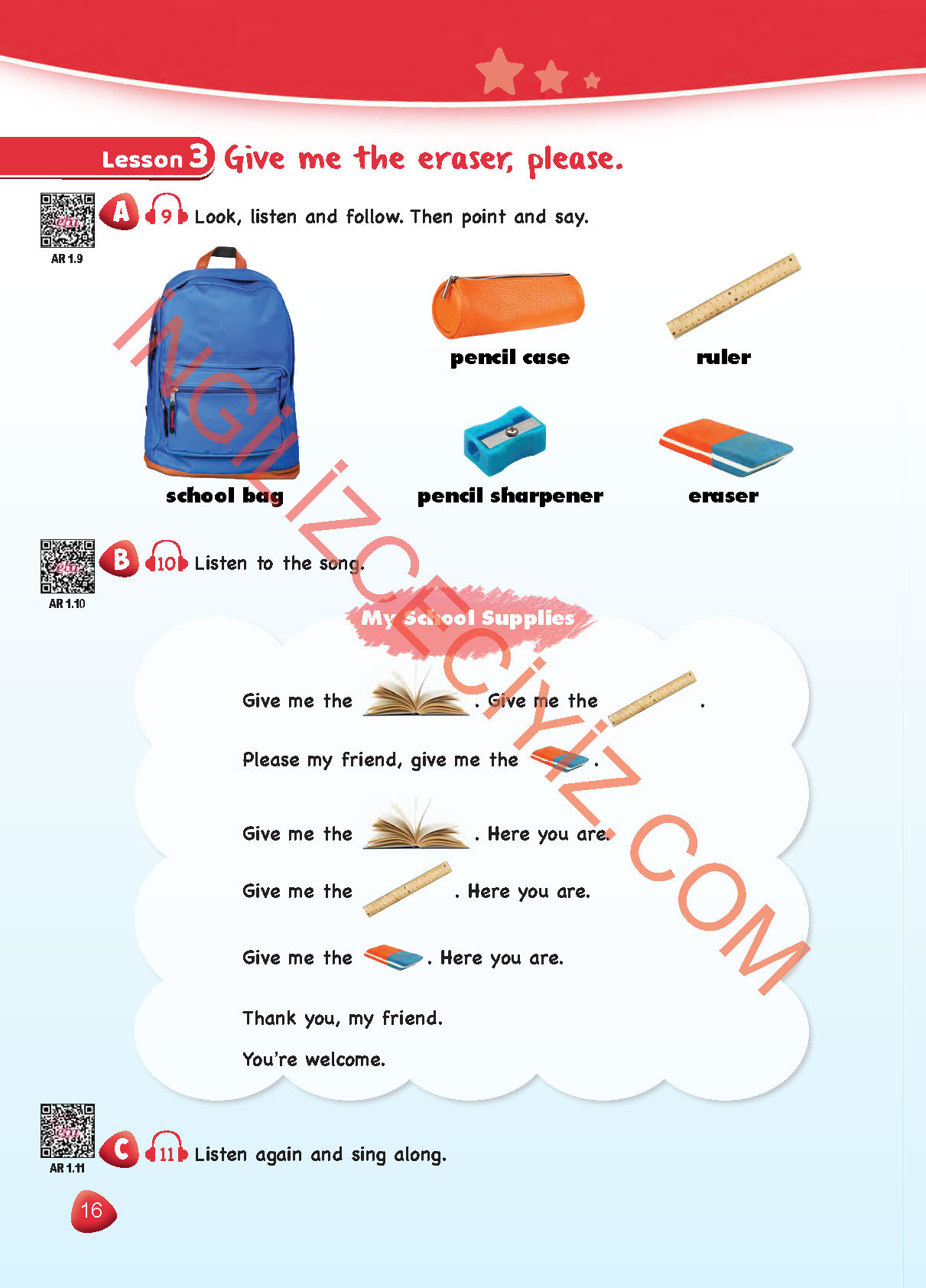 4. Sınıf SDR Dikey Yayıncılık İngilizce Ders Kitabı Sayfa 16 Cevapları 4. Sınıf SDR Dikey Yayıncılık İngilizce Ders Kitabı Sayfa 16 Cevapları