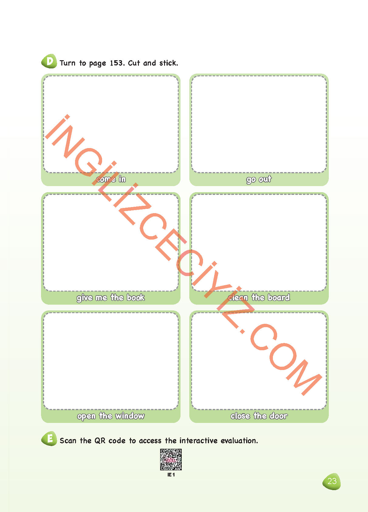 4. Sınıf SDR Dikey Yayıncılık İngilizce Ders Kitabı Sayfa 23 Cevapları 4. Sınıf SDR Dikey Yayıncılık İngilizce Ders Kitabı Sayfa 23 Cevapları