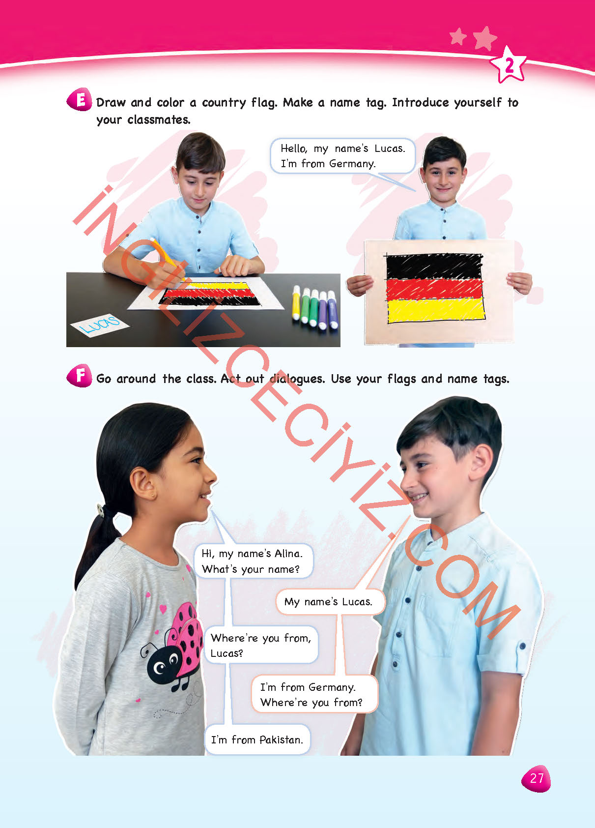 4. Sınıf SDR Dikey Yayıncılık İngilizce Ders Kitabı Sayfa 27 Cevapları 4. Sınıf SDR Dikey Yayıncılık İngilizce Ders Kitabı Sayfa 27 Cevapları