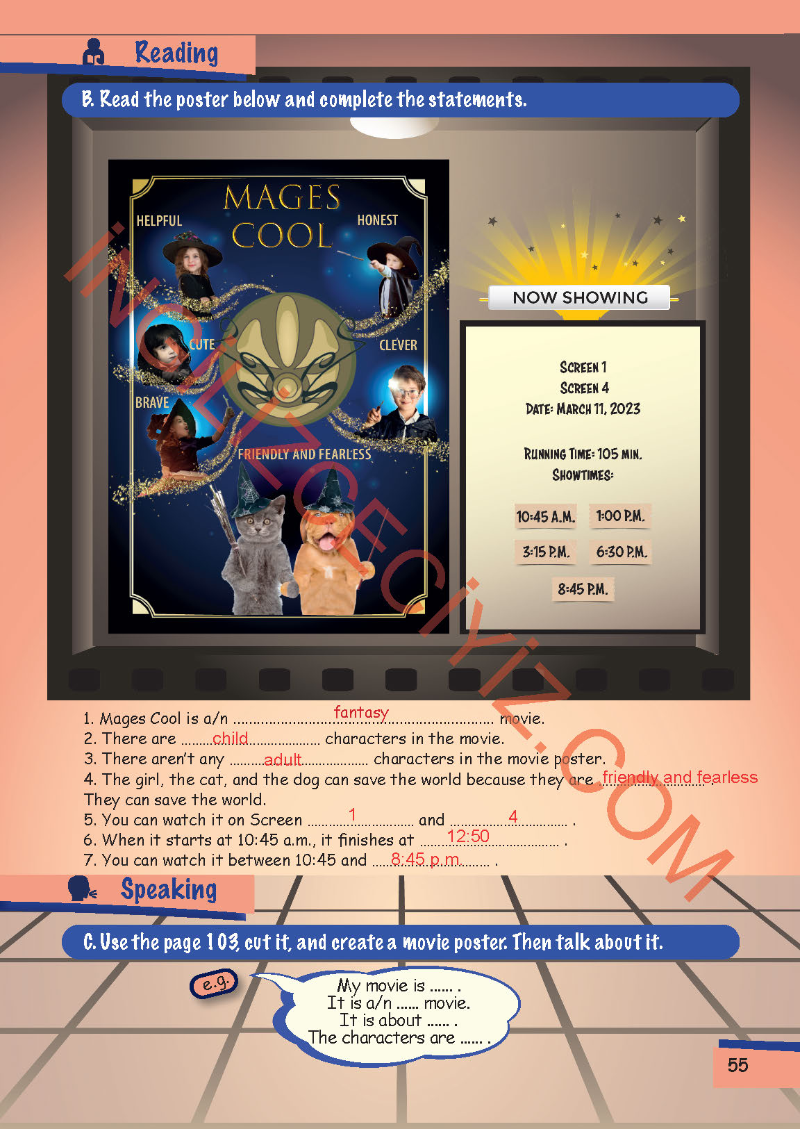 5. Sınıf Meb Yayınları Move Up İngilizce Ders Kitabı Sayfa 55 Cevapları 5. Sınıf Meb Yayınları Move Up İngilizce Ders Kitabı Sayfa 55 Cevapları