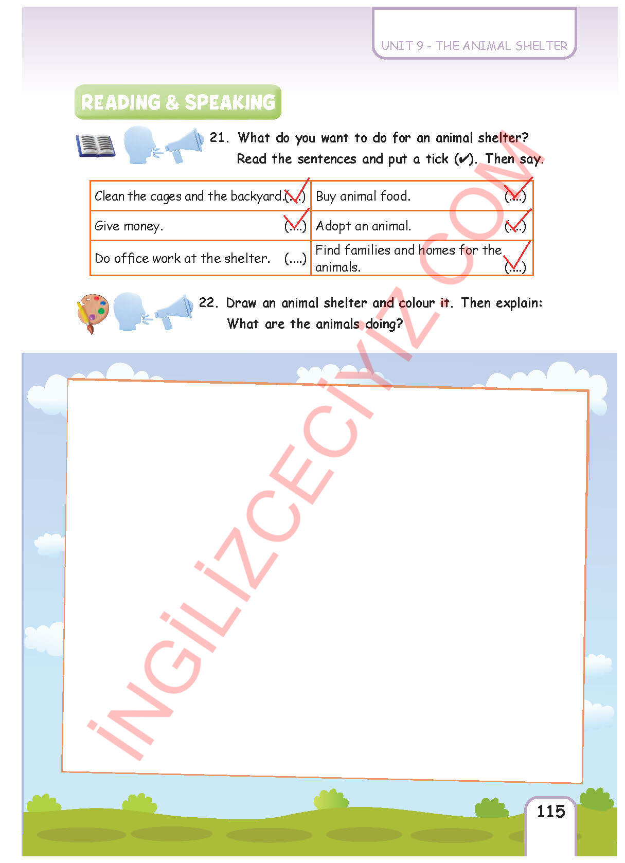 5. Sınıf Pasifik Yayınları İngilizce Ders Kitabı Sayfa 115 Cevapları 5. Sınıf Pasifik Yayınları İngilizce Ders Kitabı Sayfa 115 Cevapları
