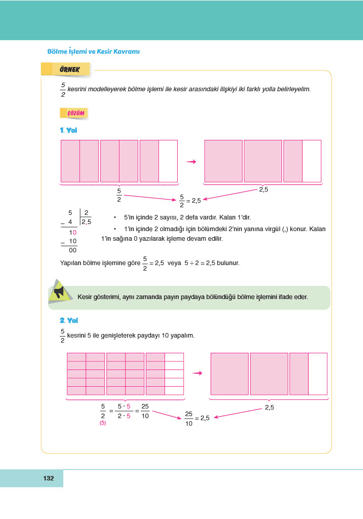 6. Sınıf Doğa Yayınları Matematik Ders Kitabı Sayfa 132 Cevapları 6. Sınıf Doğa Yayınları Matematik Ders Kitabı Sayfa 132 Cevapları