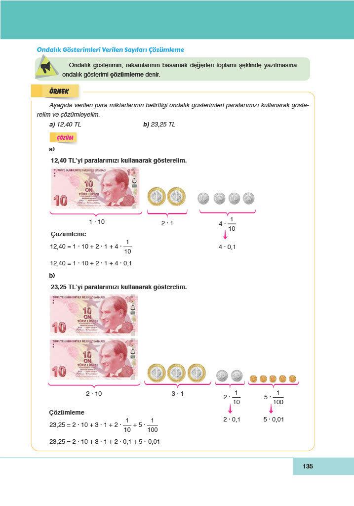 6. Sınıf Doğa Yayınları Matematik Ders Kitabı Sayfa 135 Cevapları 6. Sınıf Doğa Yayınları Matematik Ders Kitabı Sayfa 135 Cevapları