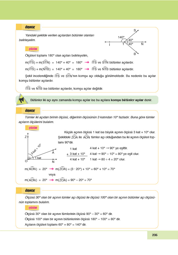 6. Sınıf Doğa Yayınları Matematik Ders Kitabı Sayfa 235 Cevapları 6. Sınıf Doğa Yayınları Matematik Ders Kitabı Sayfa 235 Cevapları