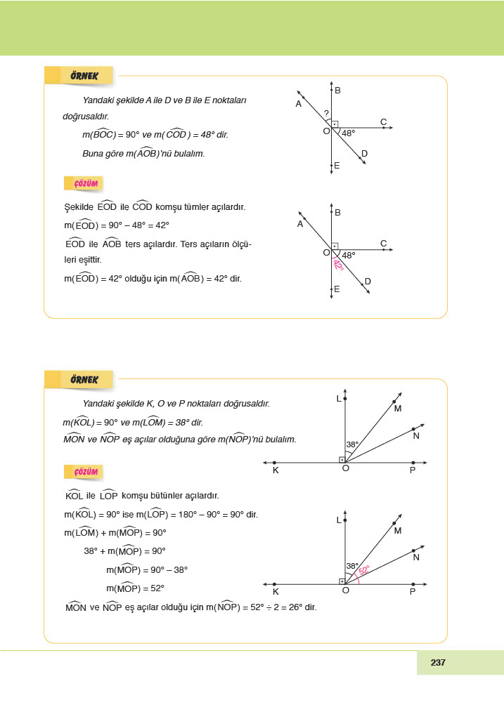 6. Sınıf Doğa Yayınları Matematik Ders Kitabı Sayfa 237 Cevapları 6. Sınıf Doğa Yayınları Matematik Ders Kitabı Sayfa 237 Cevapları