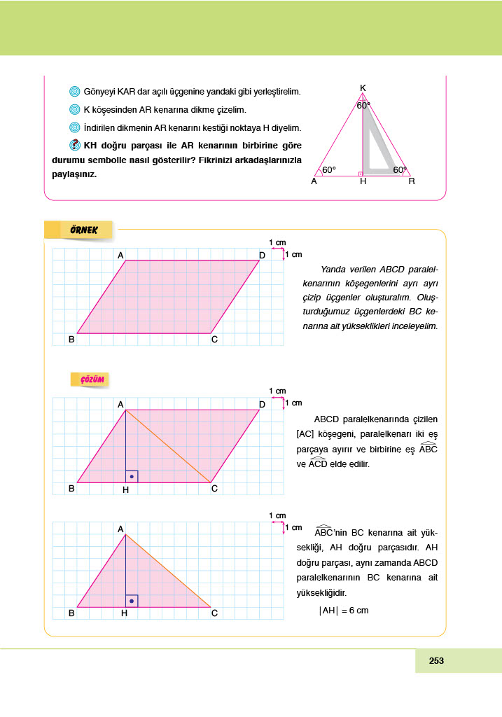 6. Sınıf Doğa Yayınları Matematik Ders Kitabı Sayfa 253 Cevapları 6. Sınıf Doğa Yayınları Matematik Ders Kitabı Sayfa 253 Cevapları