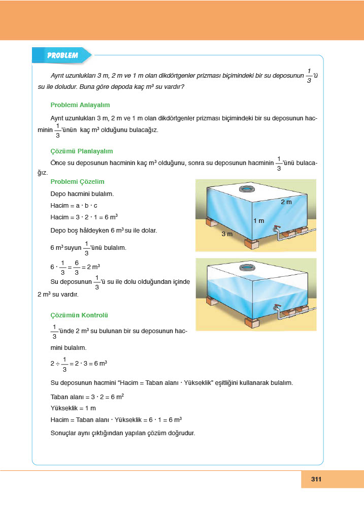 6. Sınıf Doğa Yayınları Matematik Ders Kitabı Sayfa 311 Cevapları 6. Sınıf Doğa Yayınları Matematik Ders Kitabı Sayfa 311 Cevapları