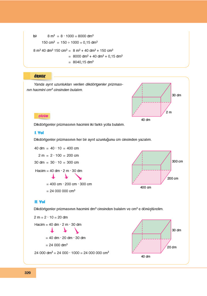 6. Sınıf Doğa Yayınları Matematik Ders Kitabı Sayfa 320 Cevapları 6. Sınıf Doğa Yayınları Matematik Ders Kitabı Sayfa 320 Cevapları