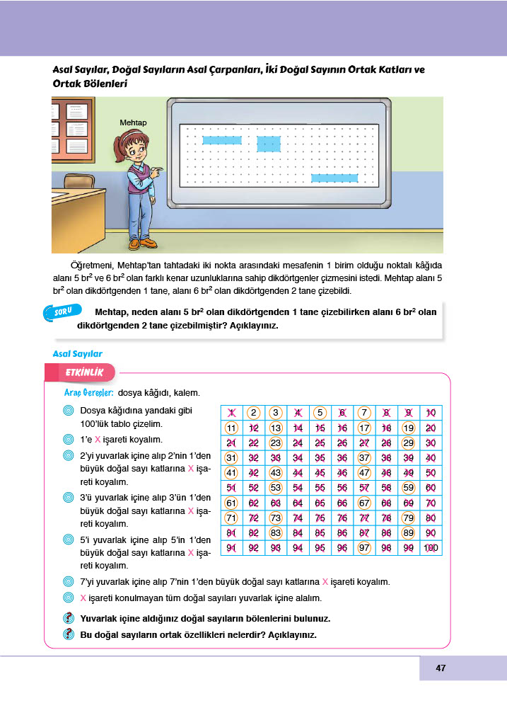 6. Sınıf Doğa Yayınları Matematik Ders Kitabı Sayfa 47 Cevapları 6. Sınıf Doğa Yayınları Matematik Ders Kitabı Sayfa 47 Cevapları