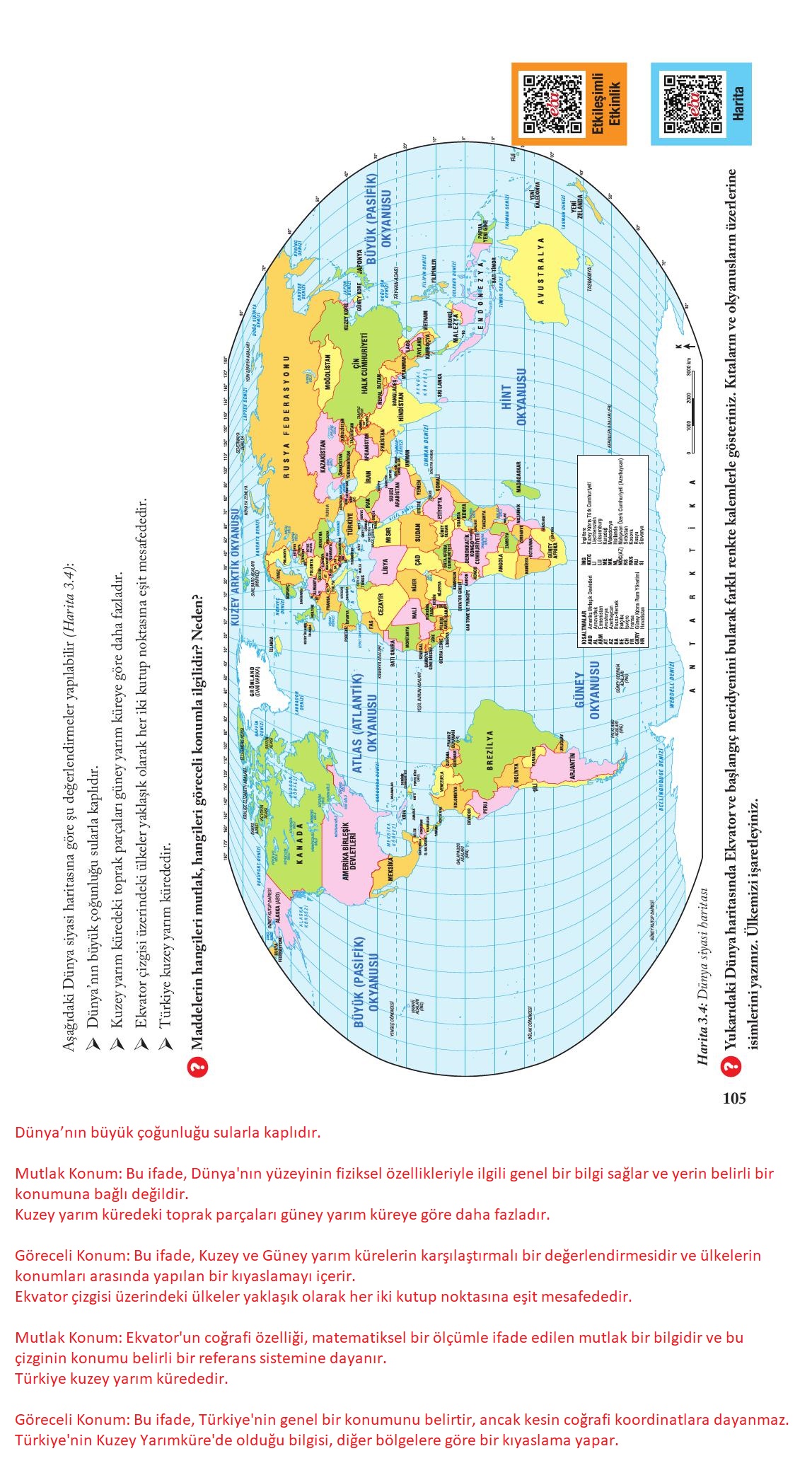 6. Sınıf Evos Yayınları Sosyal Bilgiler Ders Kitabı Sayfa 105 Cevapları 6. Sınıf Evos Yayınları Sosyal Bilgiler Ders Kitabı Sayfa 105 Cevapları