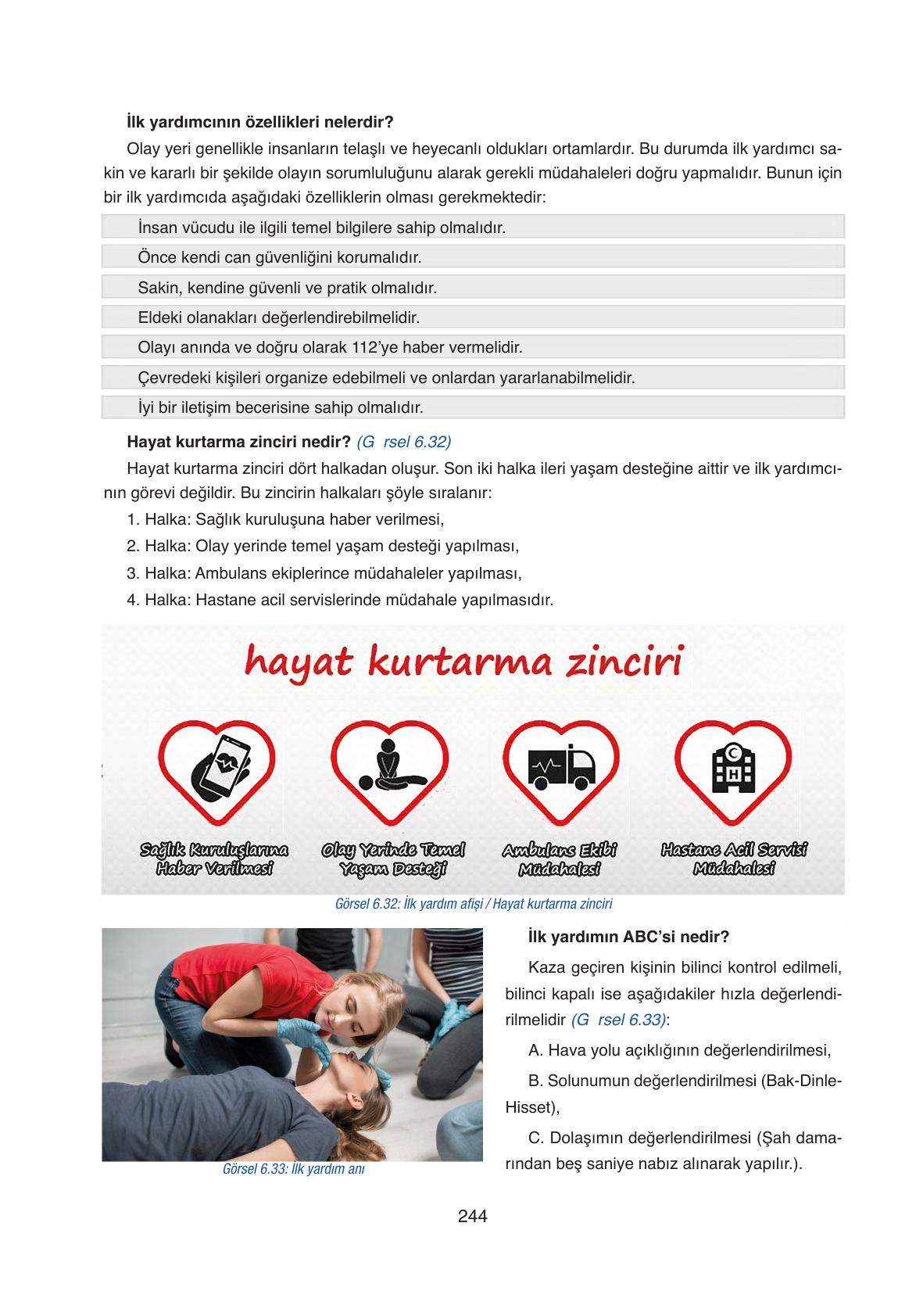 6. Sınıf Gün Yayınları Fen Bilimleri Ders Kitabı Sayfa 244 Cevapları 6. Sınıf Gün Yayınları Fen Bilimleri Ders Kitabı Sayfa 244 Cevapları