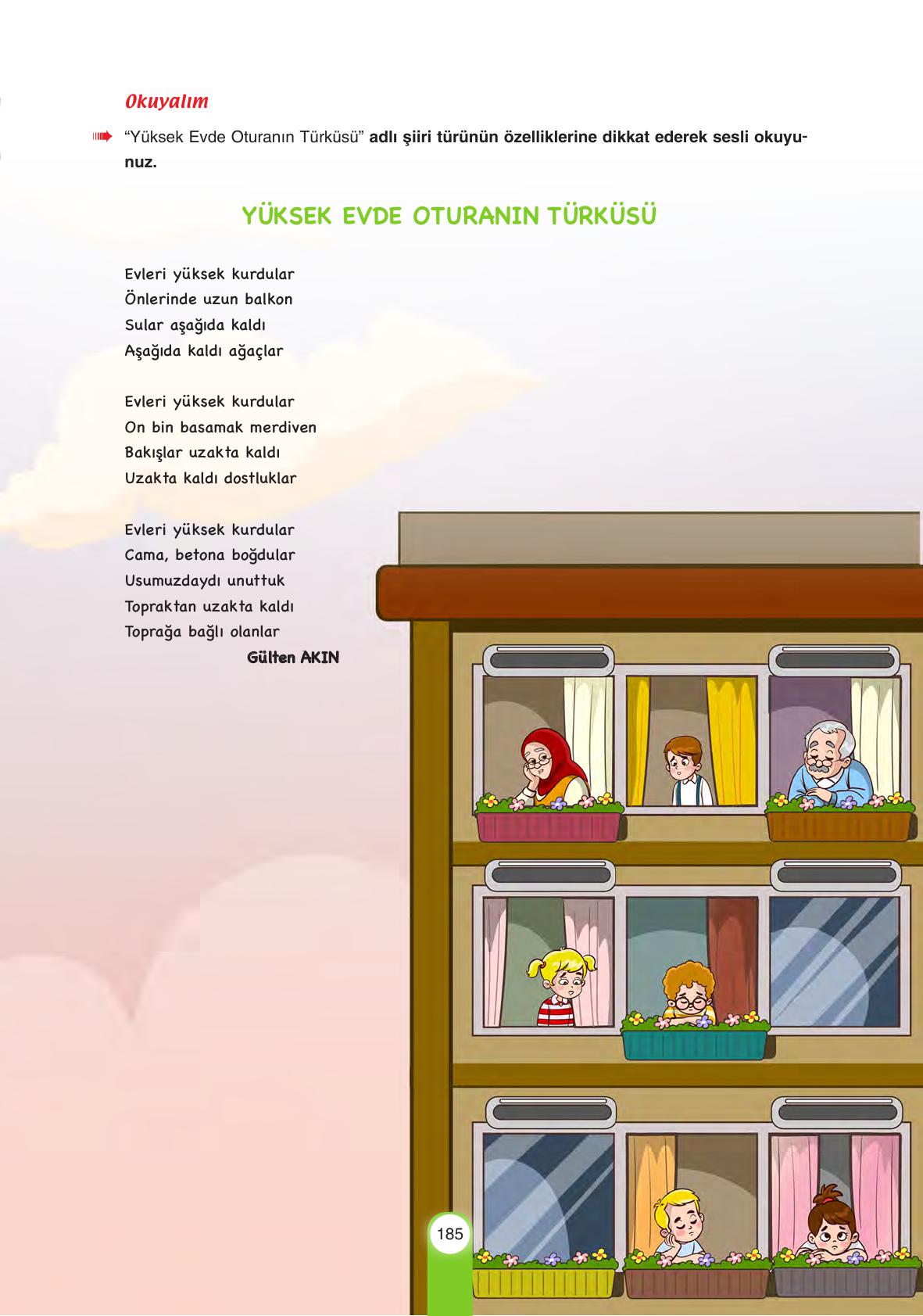 6. Sınıf Yıldırım Yayınları Türkçe Ders Kitabı Sayfa 185 Cevapları