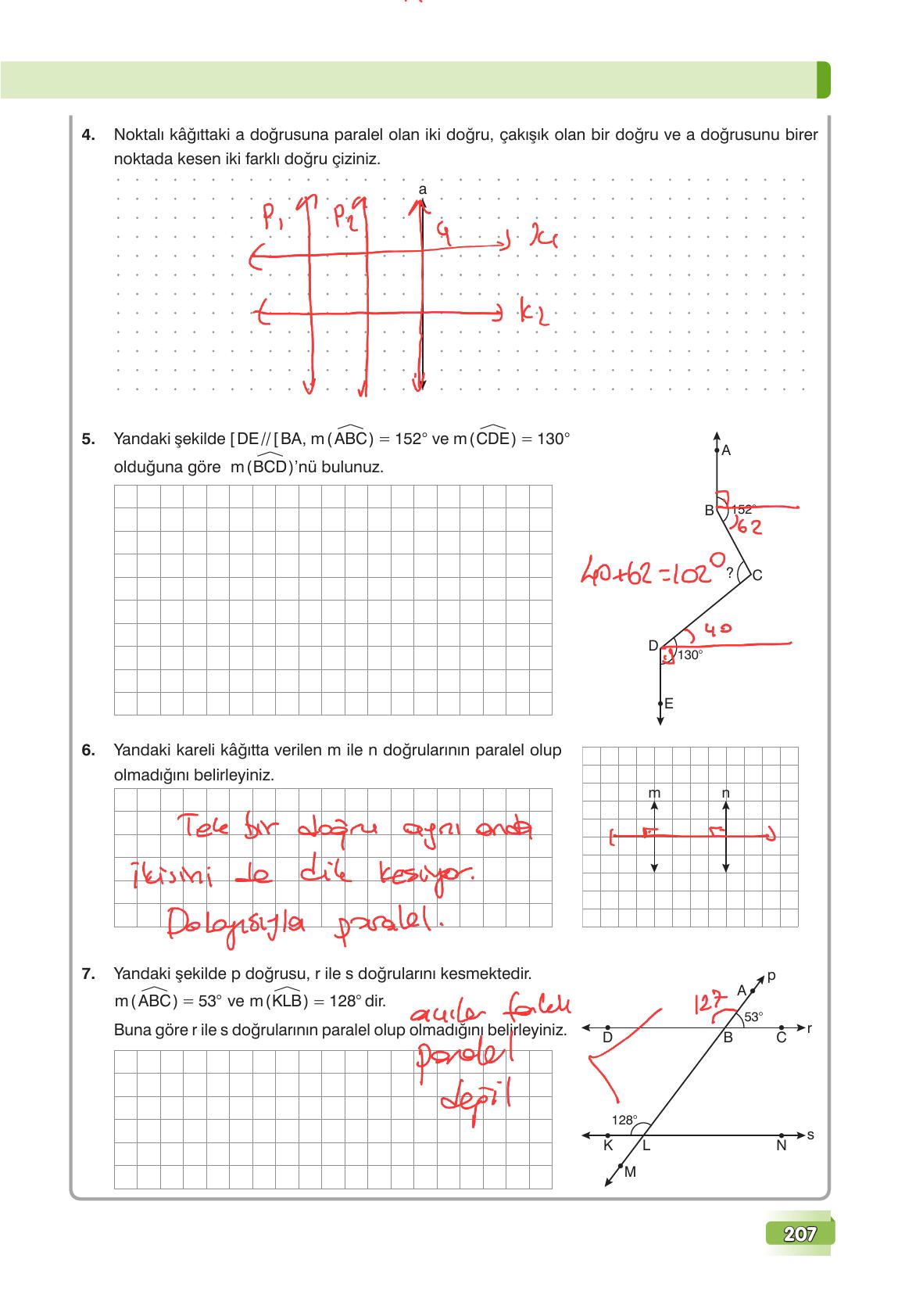 7. Sınıf Edat Yayınları Matematik Ders Kitabı Sayfa 207 Cevapları 7. Sınıf Edat Yayınları Matematik Ders Kitabı Sayfa 207 Cevapları