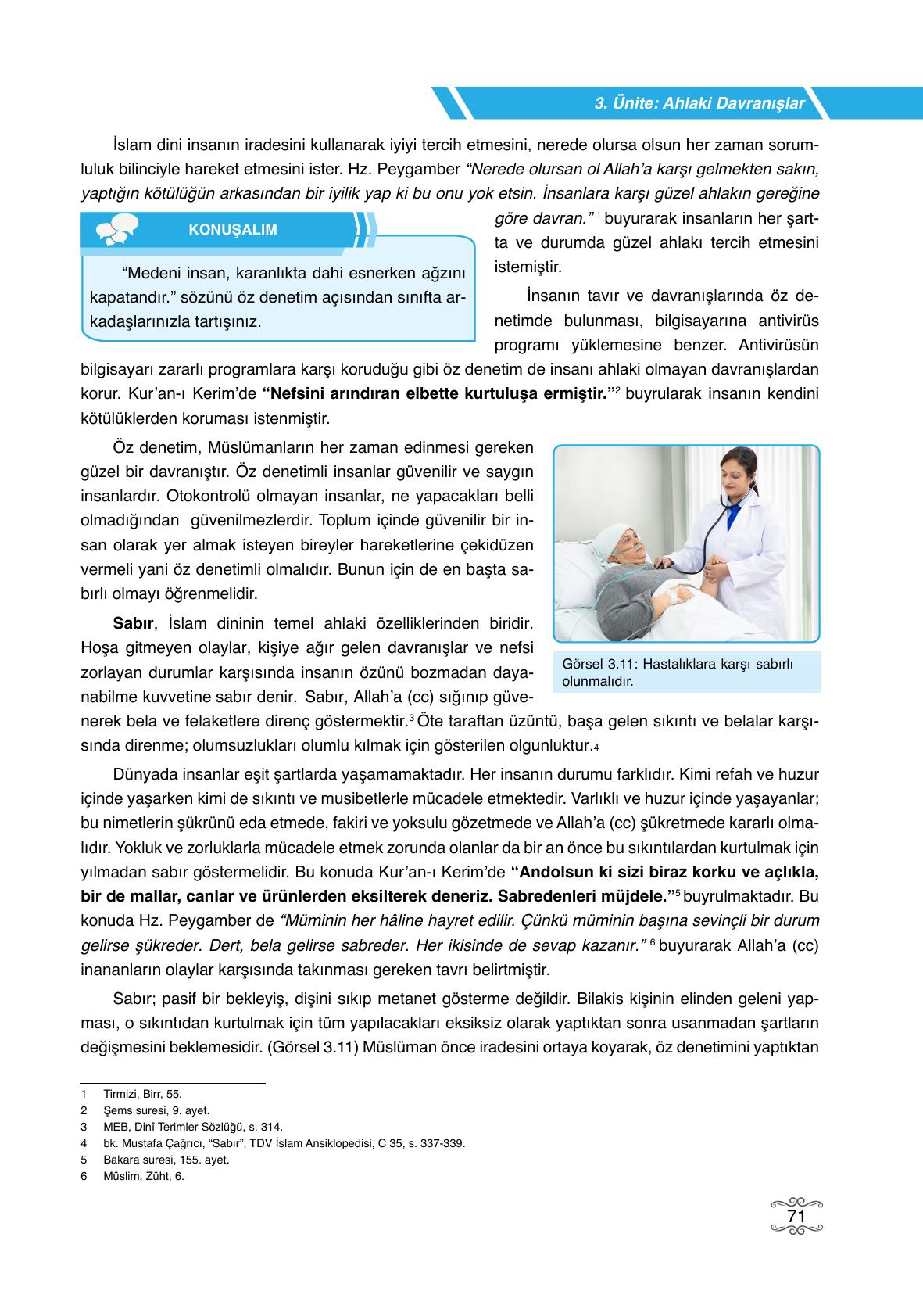 7. Sınıf Erkad Yayınları Din Kültürü Ders Kitabı Sayfa 71 Cevapları 7. Sınıf Erkad Yayınları Din Kültürü Ders Kitabı Sayfa 71 Cevapları