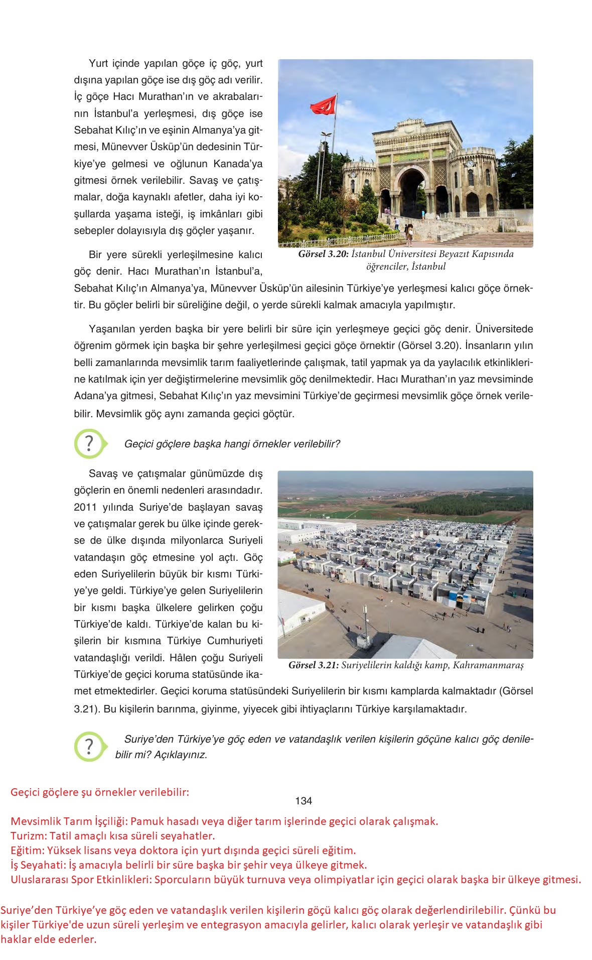 7. Sınıf Yıldırım Yayınları Sosyal Bilgiler Ders Kitabı Sayfa 134 Cevapları 7. Sınıf Yıldırım Yayınları Sosyal Bilgiler Ders Kitabı Sayfa 134 Cevapları