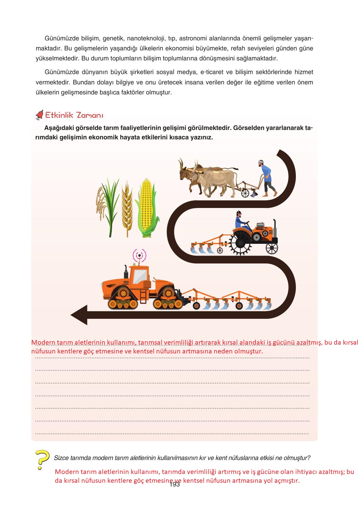 7. Sınıf Yıldırım Yayınları Sosyal Bilgiler Ders Kitabı Sayfa 193 Cevapları 7. Sınıf Yıldırım Yayınları Sosyal Bilgiler Ders Kitabı Sayfa 193 Cevapları