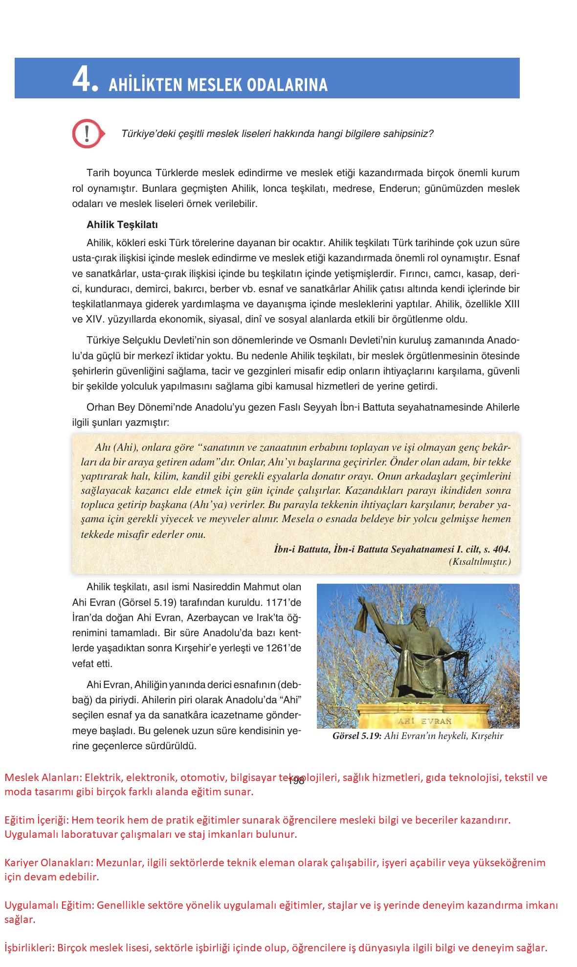7. Sınıf Yıldırım Yayınları Sosyal Bilgiler Ders Kitabı Sayfa 198 Cevapları 7. Sınıf Yıldırım Yayınları Sosyal Bilgiler Ders Kitabı Sayfa 198 Cevapları