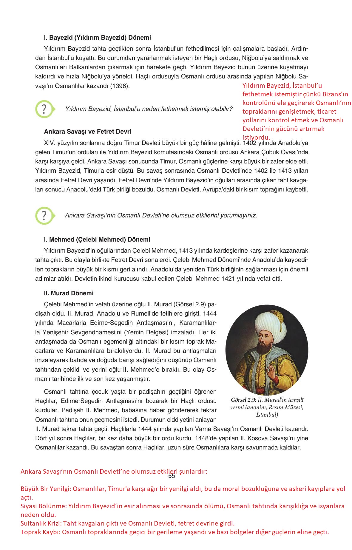 7. Sınıf Yıldırım Yayınları Sosyal Bilgiler Ders Kitabı Sayfa 55 Cevapları 7. Sınıf Yıldırım Yayınları Sosyal Bilgiler Ders Kitabı Sayfa 55 Cevapları