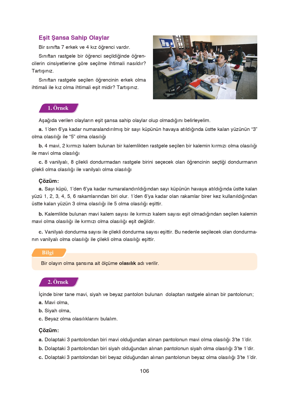 8. Sınıf Ada Matbaacılık Yayıncılık Matematik Ders Kitabı Sayfa 106 Cevapları 8. Sınıf Ada Matbaacılık Yayıncılık Matematik Ders Kitabı Sayfa 106 Cevapları
